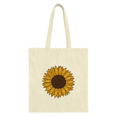 Sunflower Tote Bag, Floral Tote Bag, Spring Tote, Summer Tote, Everyday Tote, Reusable Shopping Bag, Cute Tote, Farmer Market Bag - Tawshia
